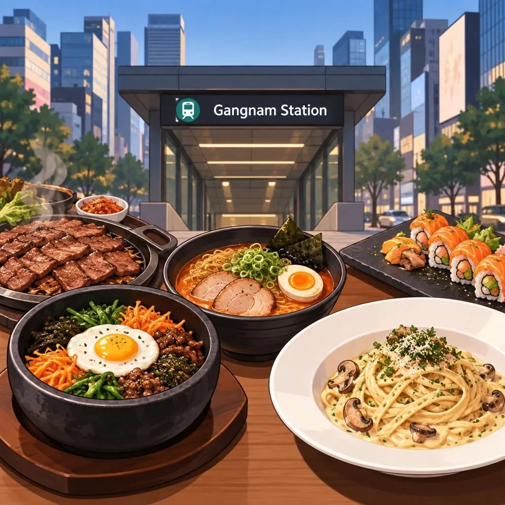 Top 5 Must-Try Restaurants Near Gangnam Station: Menus, Pros, and Cons