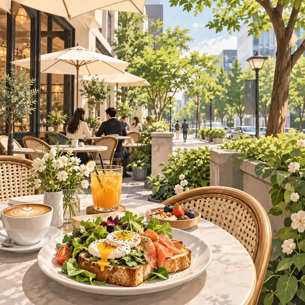 The Best Terrace Cafes Along Dosan-daero for an Open-Air Brunch